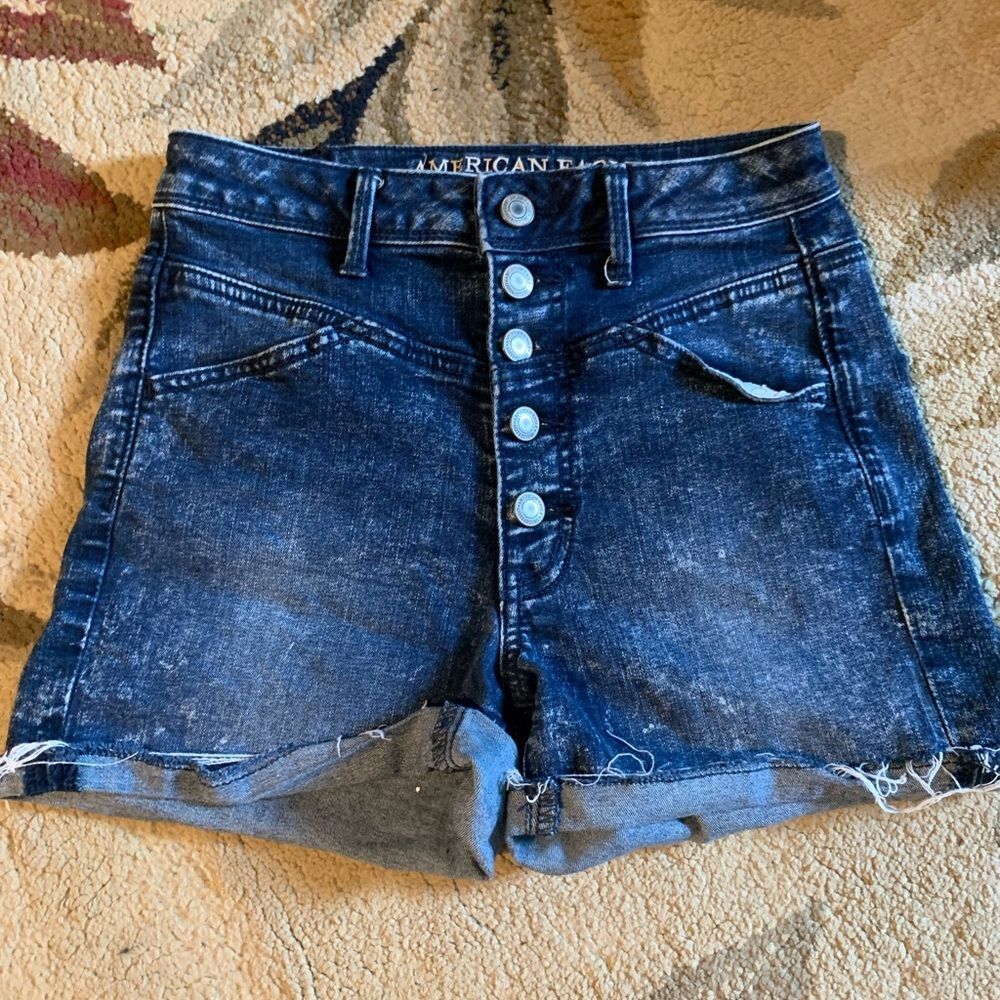 COPY - American eagle super high rise denim jean shorts 2